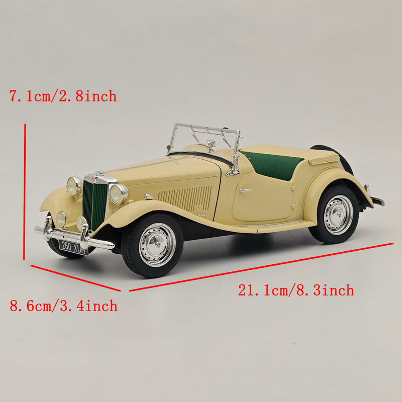 Cult 1/18 Scale MG TD 1953 Convertible CML094-2 Resin Model Car Collection White