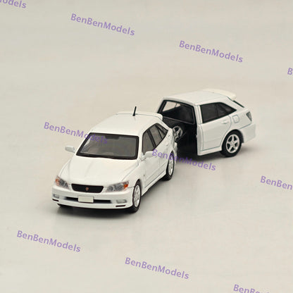 Mortal Masterpiece 2025 HEC Beijing Auto Model Expo Official 1:64 Diecast Toyota Altezza Gita Lexus IS200 Comes with trailer