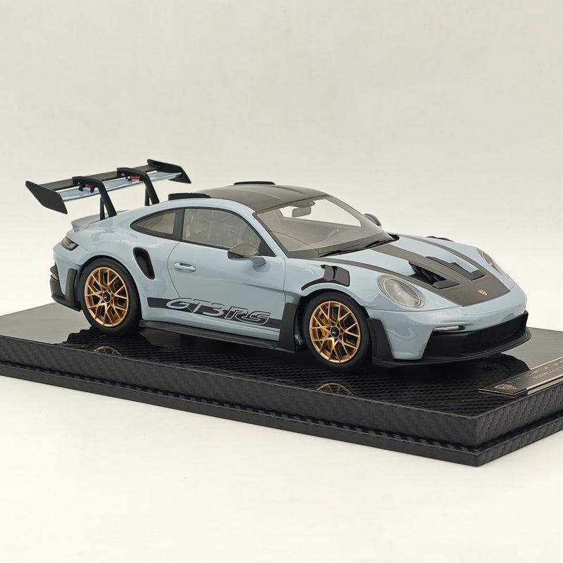 AI MODEL 1/18 Porsche 992 GT3 RS GRAY Resin High-Quality Collection Car Model