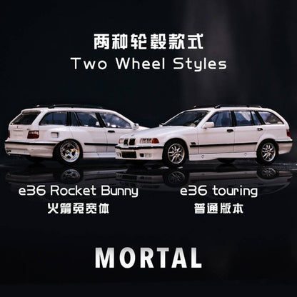 Mortal 1:64 BMW E36 3-Series Four Door Dtation Wagon Diecast Toys Car Models Hobby Collection Gifts Limited Edition