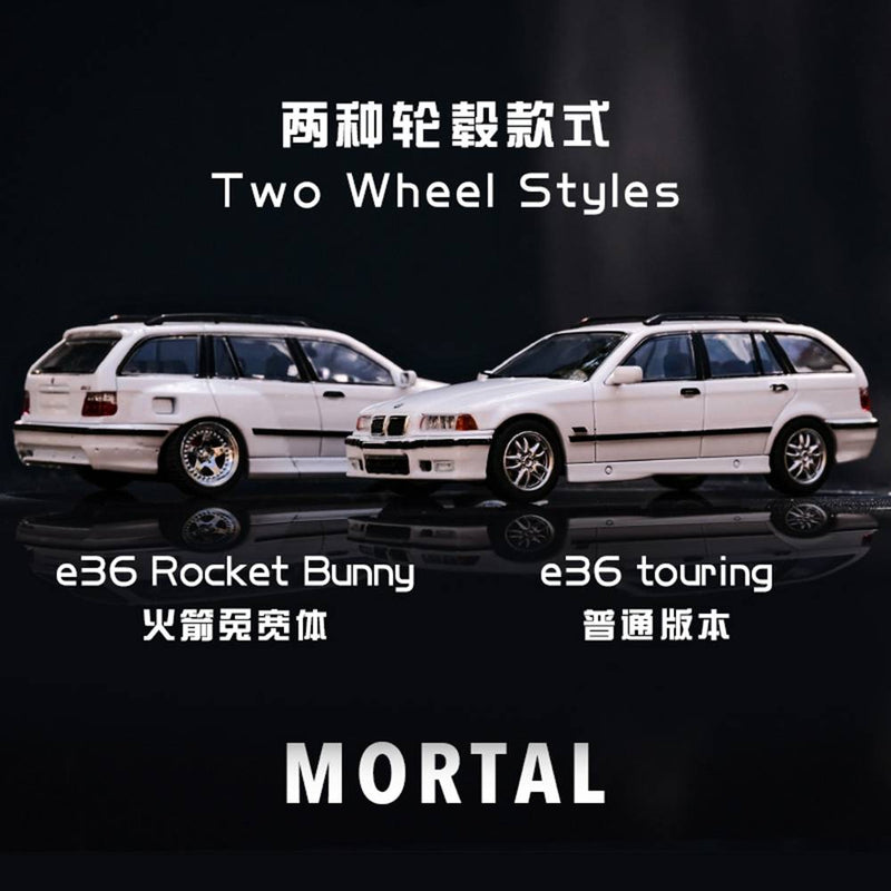 Mortal 1:64 BMW E36 3-Series Four Door Dtation Wagon Diecast Toys Car Models Hobby Collection Gifts Limited Edition