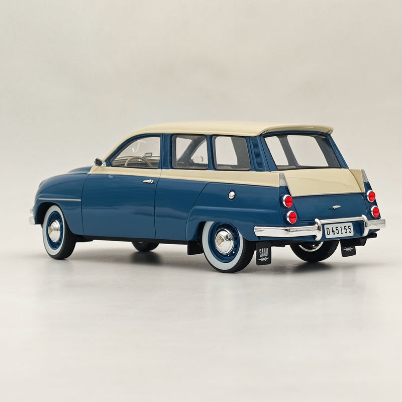 CULT 1:18 SAAB 95 1963 blue-white CML090-1 Resin Models Car Limited Collection