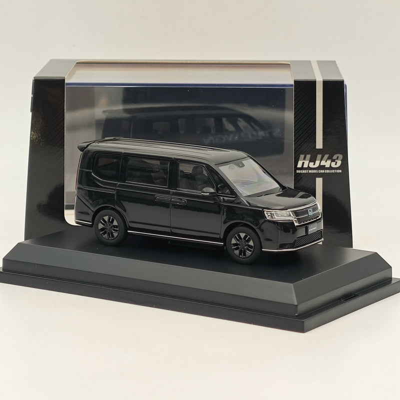 Hobby Japan 1/43 Honda STEP WGN e:HEV SPADA Crystal Black(P) HJ432004BK Diecast