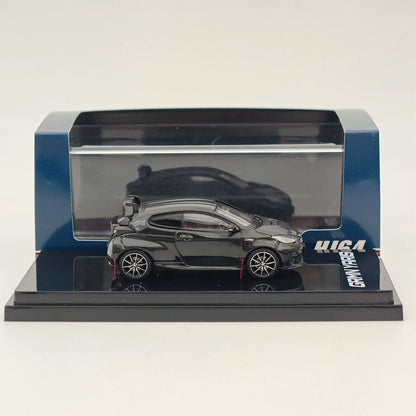 Hobby Japan 1:64 Toyota GRMN YARIS Rally Pacakge with GR PARTS Precious Black Pearl HJ643024RBK Diecast Models Car Collection