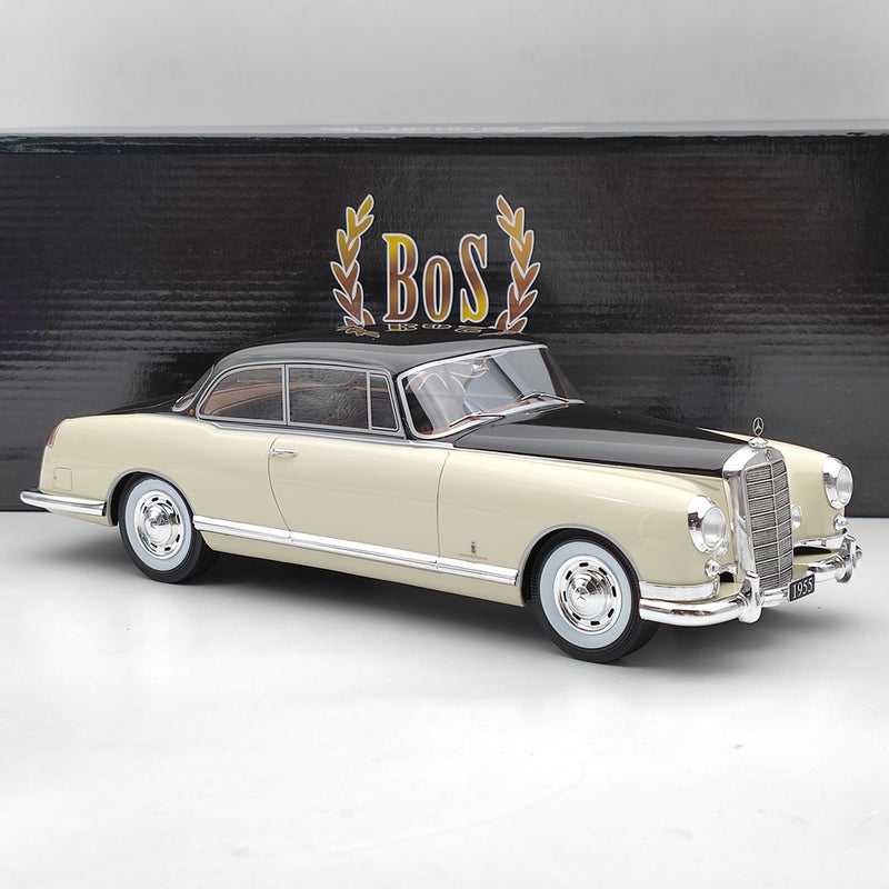 BOS 1/18 Mercedes-Benz 300B Pininfarina 1955 BOS124 Resin Model Limited Black