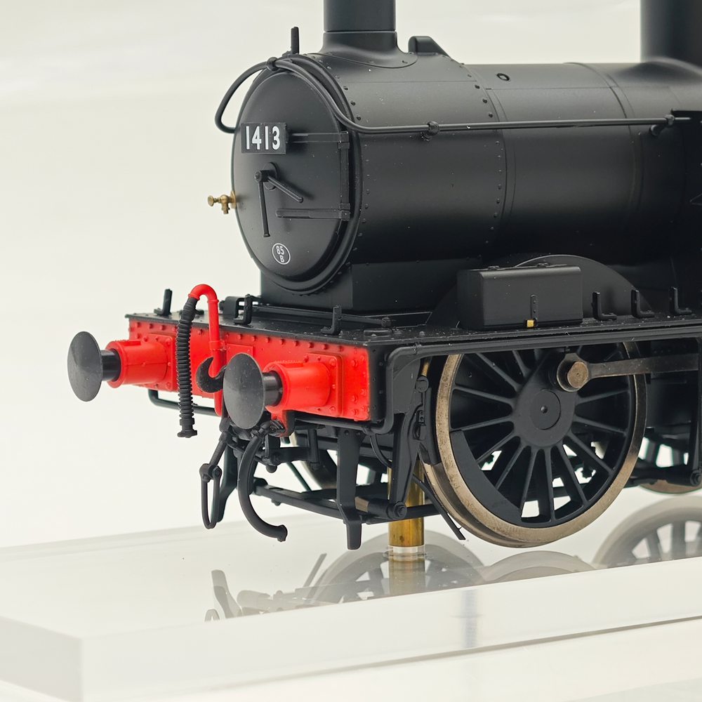Dapol O Gauge 7S-006-025 14xx Class 1413 - DCC 0-4-2T BR Black with Early Emblem