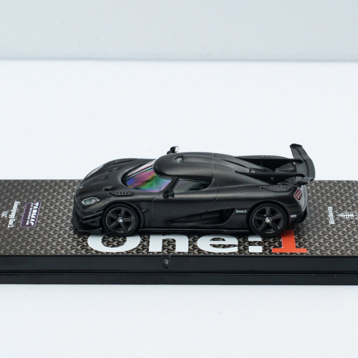 TW 1:64 Coniseger One 1 KNC Full Carbon Black Coniseger Alloy Car Model
