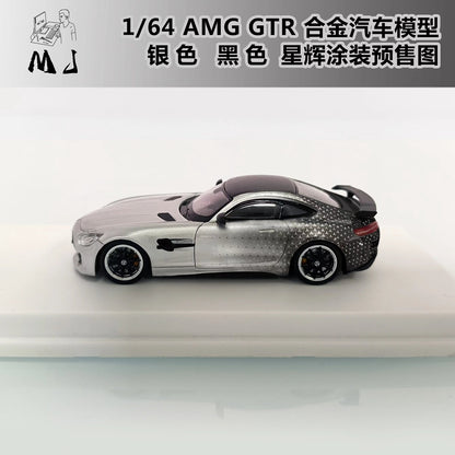 LMLF 1:64 Mercedes Benz AMG GTR Starlight Miniature Hobby Gifts Jouets moulés sous pression Collection de modèles de voitures