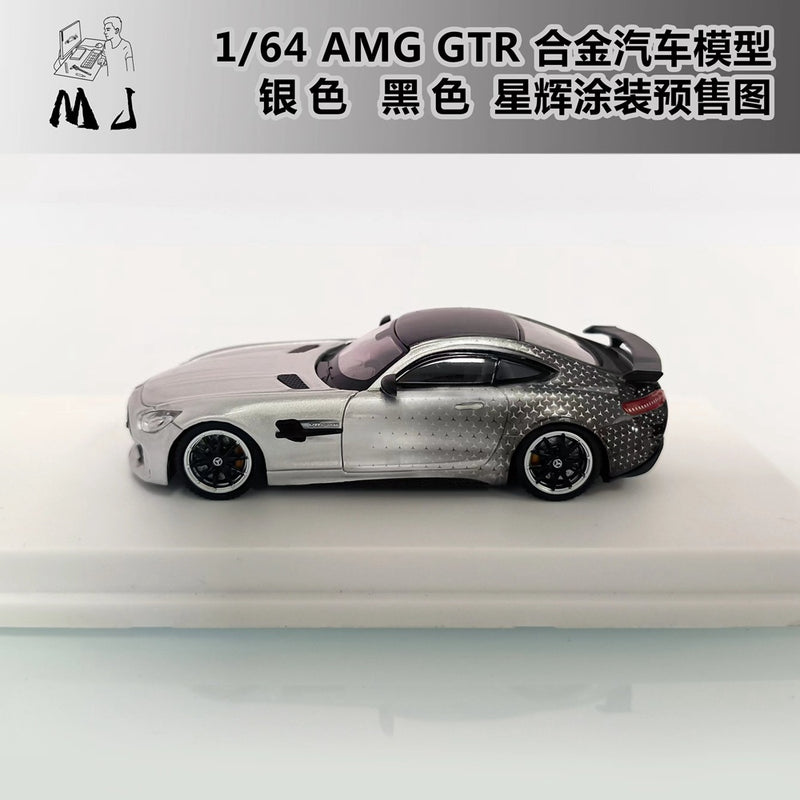 LMLF 1:64 Mercedes Benz AMG GTR Starlight Miniature Hobby Gifts Diecast Toys Car Models Collection