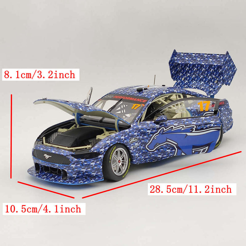 1/18 Authentic Ford Performance #17 Ford Mustang GT Supercar 2018 S.MCLAUGHLIN'S #ACD18F19L Diecast Models Car Limited Collection