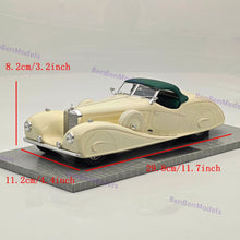 1/18 AMC Mercedes Benz 540K W29 Open Top Car King Ghazi Erdmann & Rossi 1936