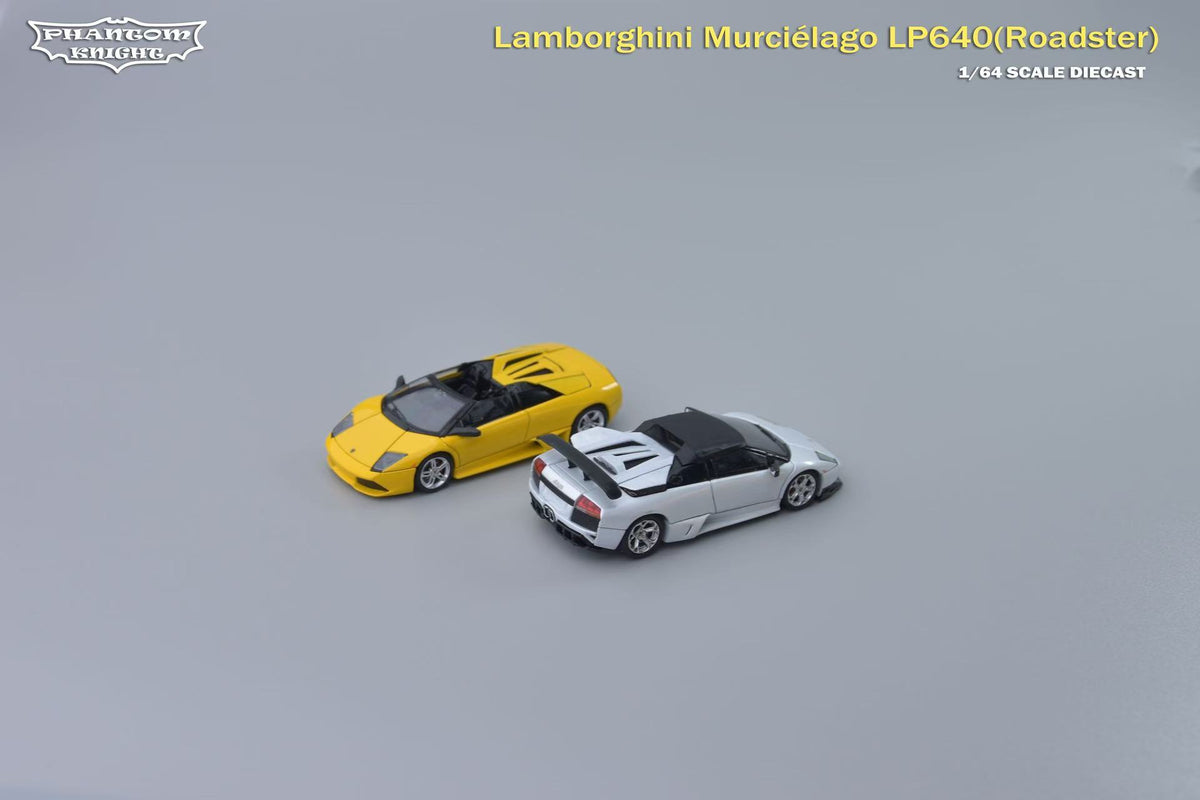 Phantom Knight PK Murciélago LP640 Bat Chengdu Auto Show 1:64 Alloy Open Cover Car Model Gifts