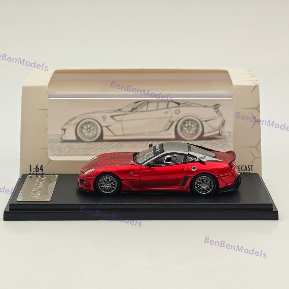 RM 1:64 599XX Racing Sports Model Diecast Car Model with Openable Hood