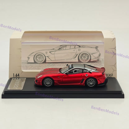 RM 1:64 599XX Racing Sports Model Diecast Car Model with Openable Hood