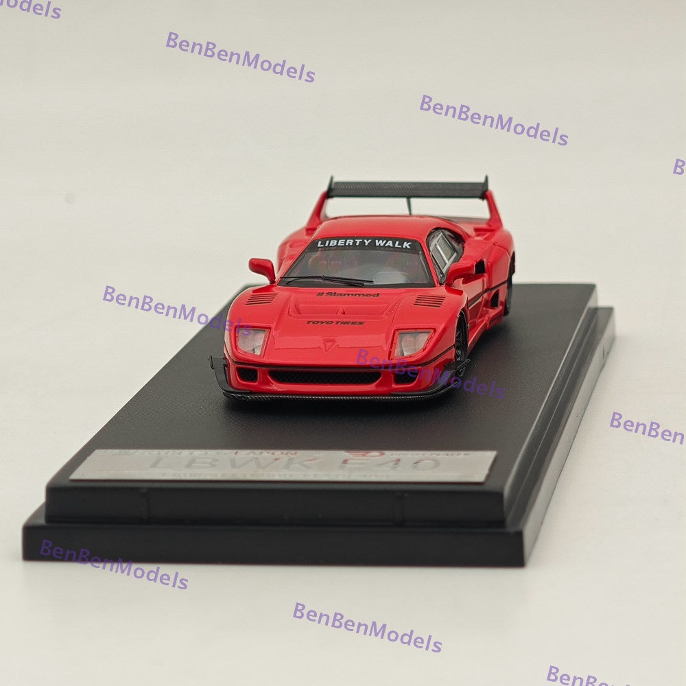 ■1/64【LBWK F40 STREET　WARRIOR】RED➕WHITE SW 1:64 LBWK F40 Red White Diecast Model Car - AliExpress