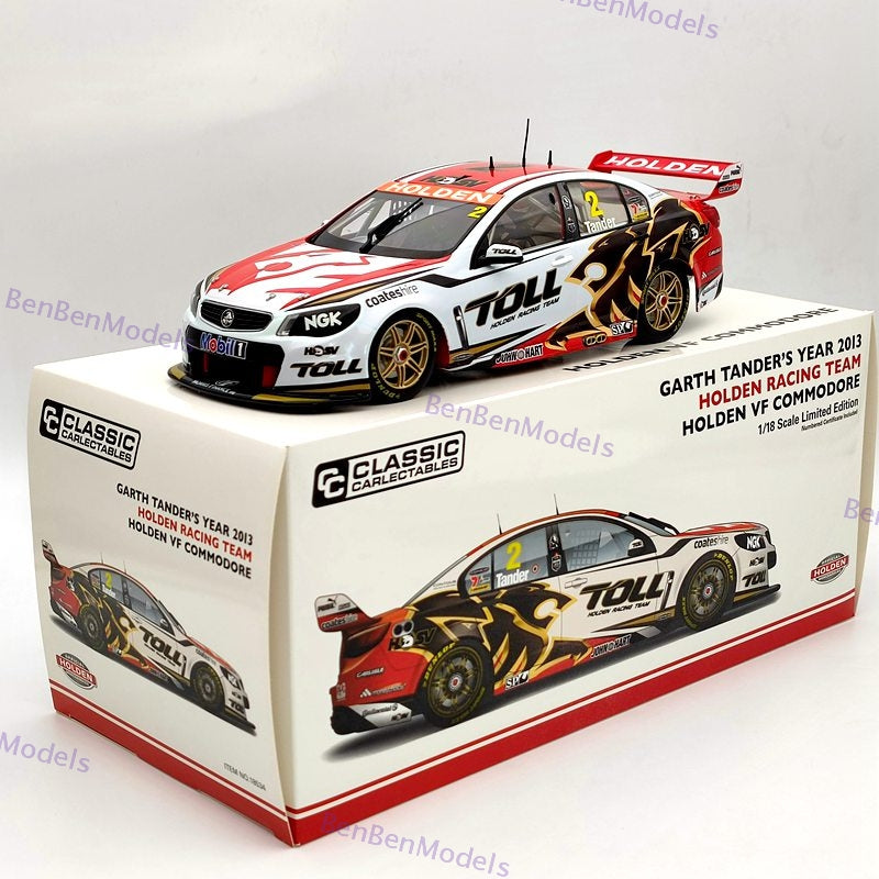 Classic Carlectables 1:18 Garth Tander's 2013 Toll VF Commodore #2 18534
