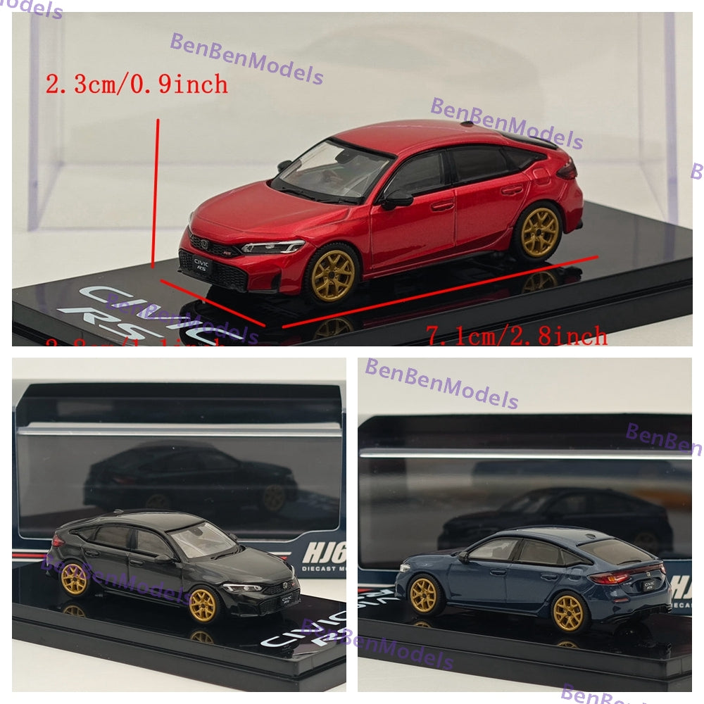 1/64 Hobby Japan CIVIC RS Customized Version Diecast Model Cars Limited