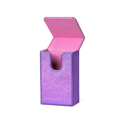 Holographic PU Magnetic Tarot POKEMON TCG PTCG CCG Deck Box Flip Top Card Storage Case