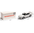 DM Container DieCast Master 1:64 Nissan Silvia S14 S15 Toys Car Models Miniature Hobby Collection Gifts