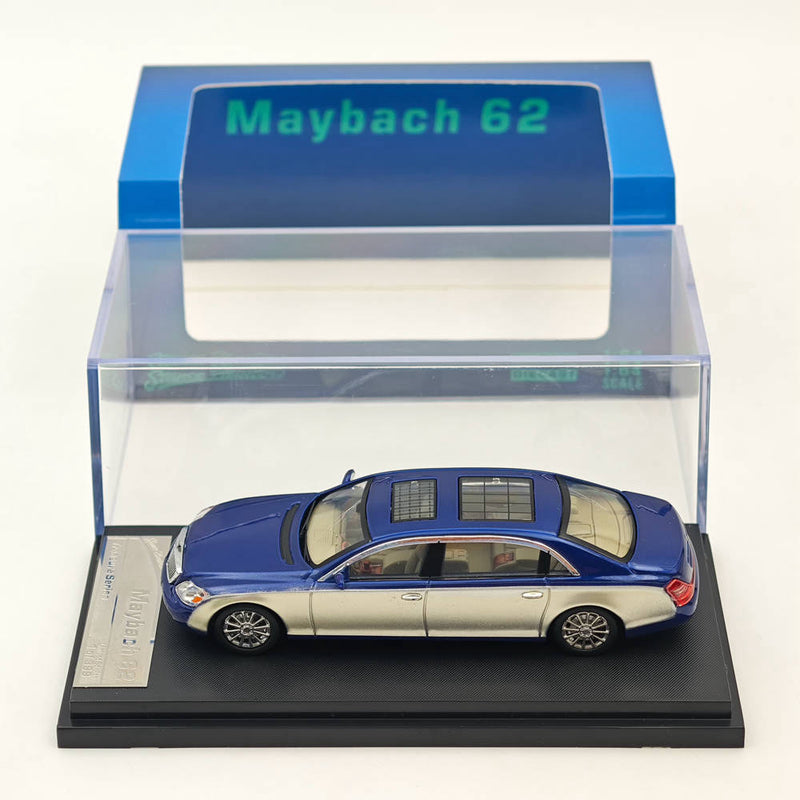 Stance Hunters 1/64 Mercedes Benz Maybach 62 Diecast Models Car Collection Blue