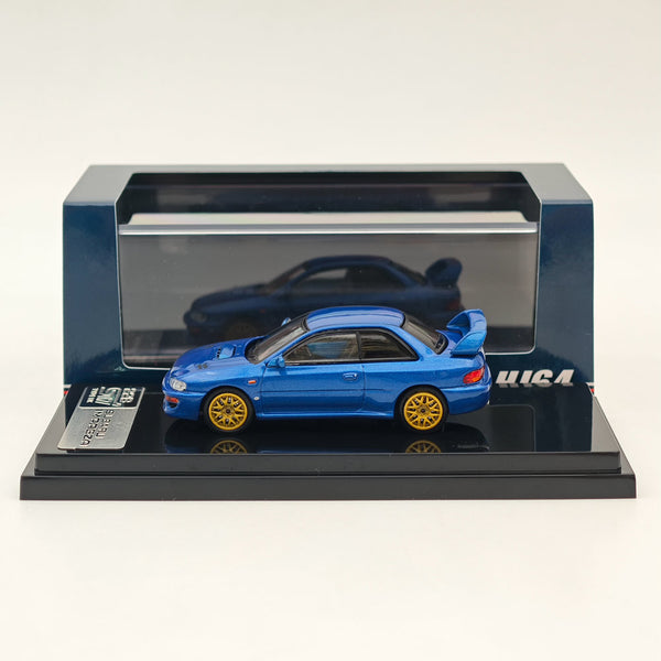 1/64 Hobby Japan SUBARU IMPREZA 22B STi TYPE UK Sonic Blue Mica Diecast Models