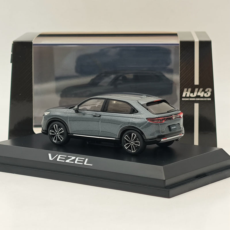 Hobby Japan 1/43 Honda VEZEL Meteoroid Gray (M) HJ433002GM Diecast Model Car