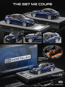 Mortal 1:64 M2 G87 Coupe Diecast Toys Car Model Collectible Vehicle Gifts