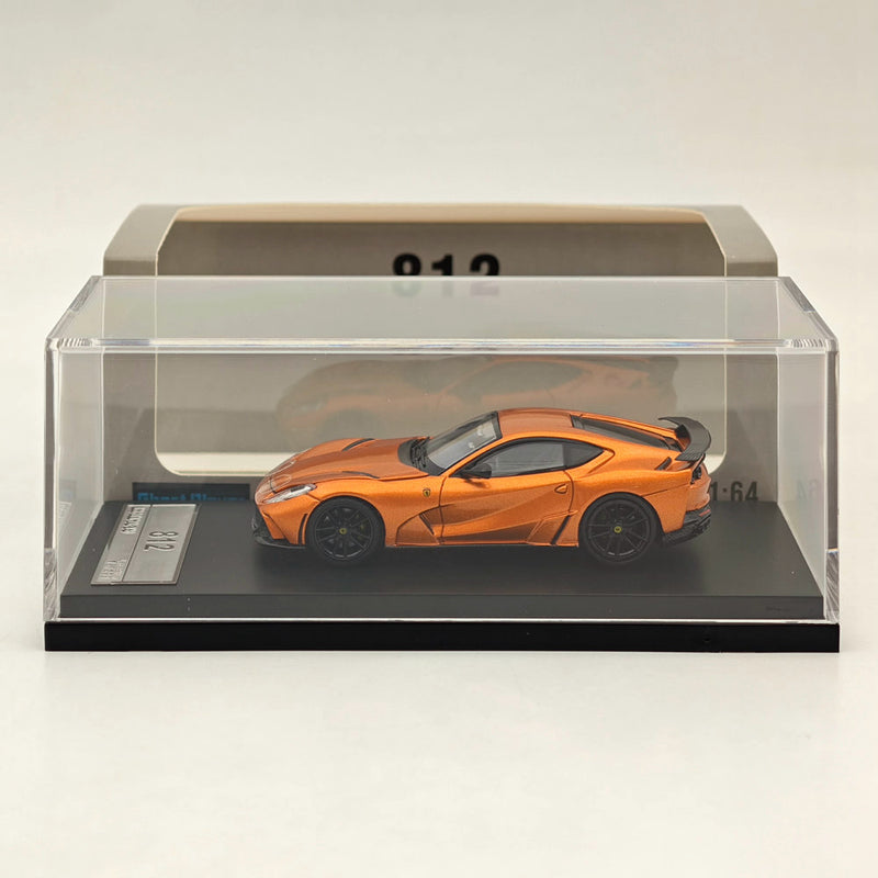 Little Toys 1/64 Ferrari 812 V12 Novitec Alloy Models Car Collection Orange