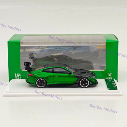 SW 1/64 M4 G82 GTR Flossmann Full Widebody Kit Diecast Model Car Limited Edition