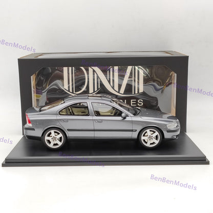 DNA Collectibles 1/18 Volvo S60 R 2003 DNA000107 Resin Model Car Grey Metallic
