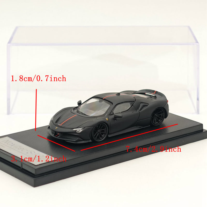 Fine model 1:64 Scale Novitec Ferrari SF90 Diecast Models Car Collections Black