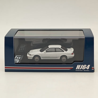Hobby Japan 1/64 Toyota COROLLA LEVIN GT-Z AE92 Super White II HJ643059ZW Modèle de voiture moulé sous pression Collection limitée 