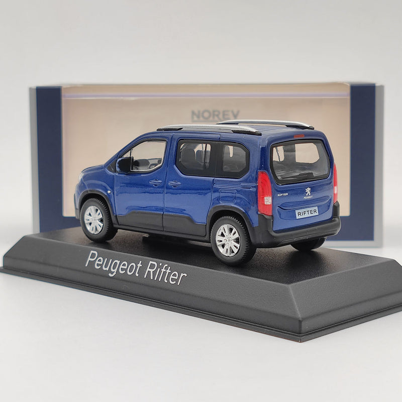 1/43 Norev Peugeot Rifter Van Blue Diecast Models Car Christmas Gift Collection