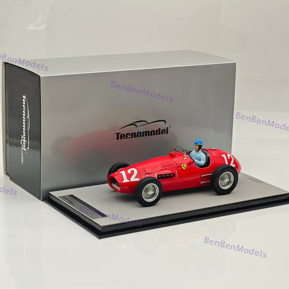 Tecnomodel 1/18 Ferrari 500 F2 Mythos Series Winner Gp Monza A.Ascari 1952 #12