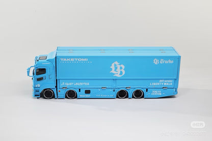 1/64 GCD x LB Fuso Transporter Bb Blue Models- 2025 Shanghai Toy Show