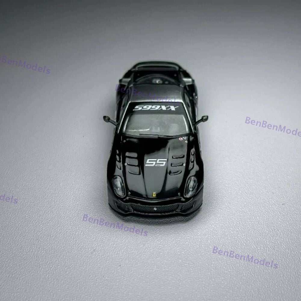 RM 1:64 Ferrari 599XX Racing Sports Model Diecast Car Model with Openable Hood