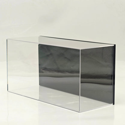 1:18 Diecast Model Display Box Acrylic Protector Dustproof Carbon Fiber Base