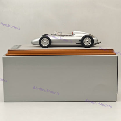1/18 Tecnomodel Porsche 718 F2 Presse Version 1960 CA18-TMP002 Silver Resin