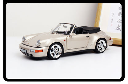 Norev 1:18 911 Speedster WTL 964 Carrera S Targa Alloy Car Model Limited Collectible