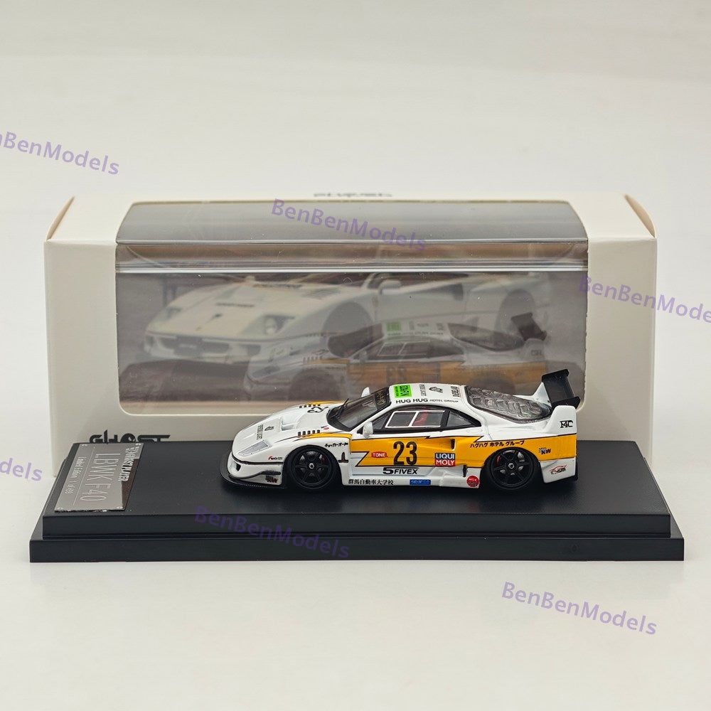 K*y様 選手支給品 ツールドフランス 実物レースナンバー トム・ピドコック Q Ghost Player 1/64 F40 #23 LBWK Racing Sports Model Diecast Model