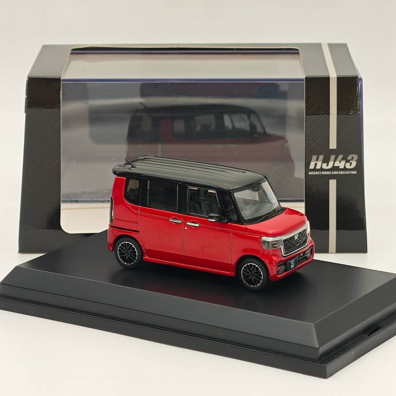 Hobby Japan 1/43 Honda N-BOX Custom Premium Crystal Red Metallic HJ431006RM