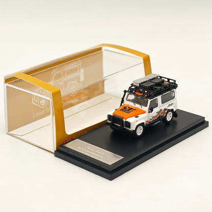 Master 1:64 Land Rover Defender 90 Camel Cup Jouets moulés sous pression Modèles de voitures Véhicules miniatures Hobby Cadeaux de collection 