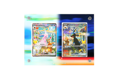IN STOCK S-Chinese Pokemon 30th Anniversary Display Box Espeon ex & Umbreon ex