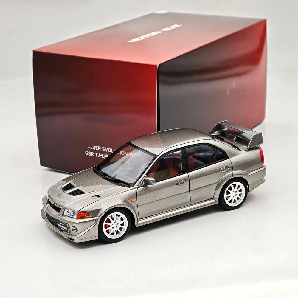 MOTORHELIX 1:18 Lancer Evolution VI GSR T.M.E. 6.5 Full Opening Diecast Model Car