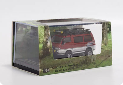 Autobots Models 1:64 for Delica 4X4 Star Wagon Van Diecast Toys Car Miniature Vehicle Hobby Collectible Gifts