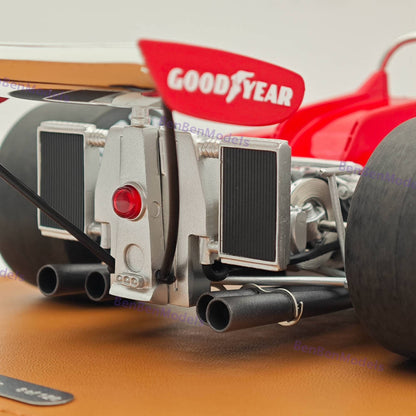 Tecnomodel 1/18 Ferrari F1 312 B3-73 #0 1973 TEST DRIVE Spain GP Red Resin Model