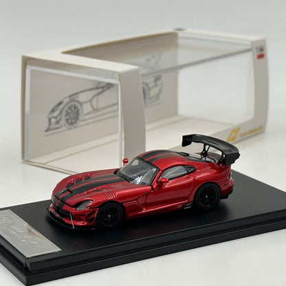 Hone Model 1/64 Viper MK3 ACR Magnetic Hood Racing Sports Diecast Model Car