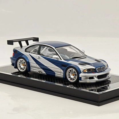 Prévente SW 1:18 M3 GTR E46 Need For Speed Édition Limitée Maquette de Voiture en Résine Cadeaux de Collection