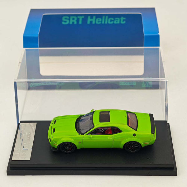 Stance Hunters 1/64 Dodge SRT Hellcat Green Diecast Models Car Collection