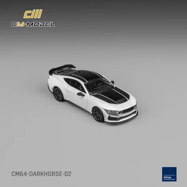 Pre-Order CM Model 1/64 Mustang MK7 S650 Darkhorse Oxford White CM64-Darkhorse-02 Limited Diecast Model Car